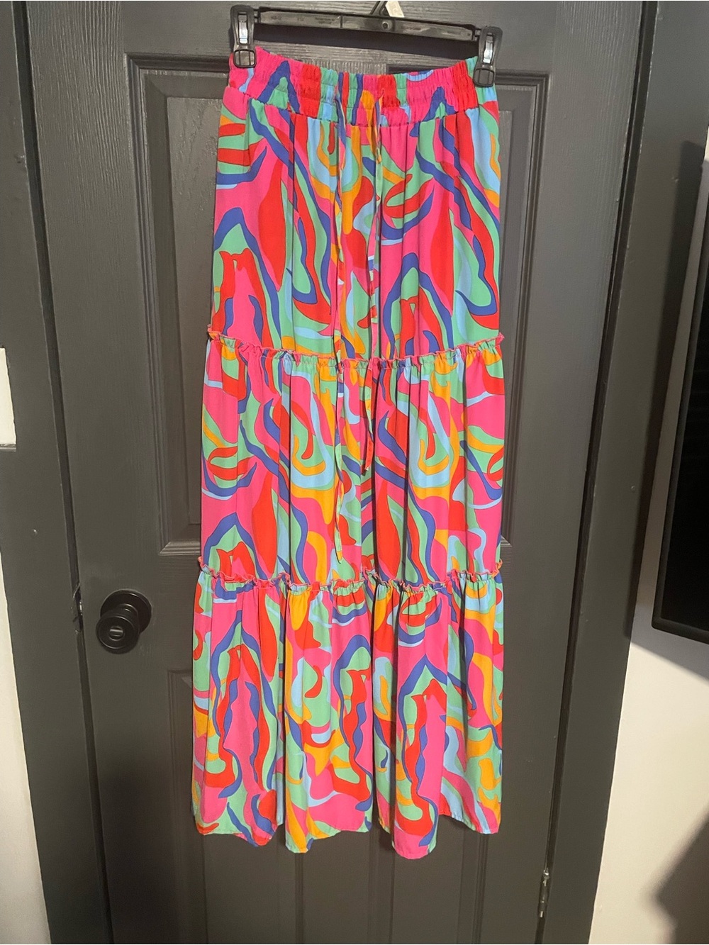 Women’s multi colored skirt.